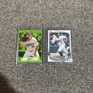 A’s Nic Kurtz Rookie Lot (2)